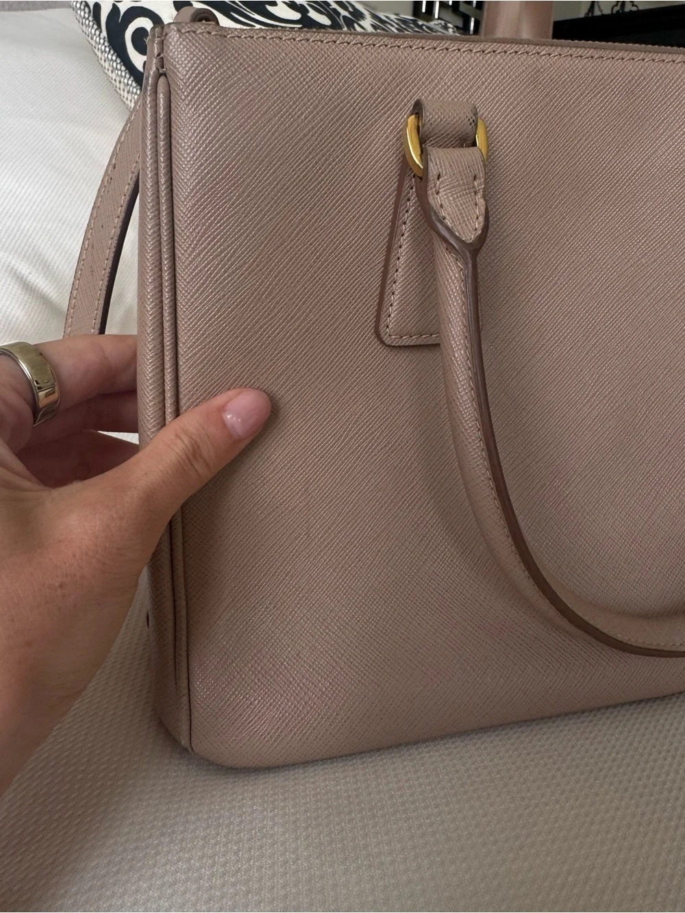 Prada structured saffiano